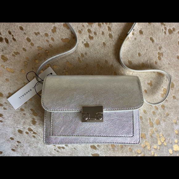 ⭐️SOLD⭐️ Loeffler Randall  Metallic Mini Rider Bag - Picture 7 of 8